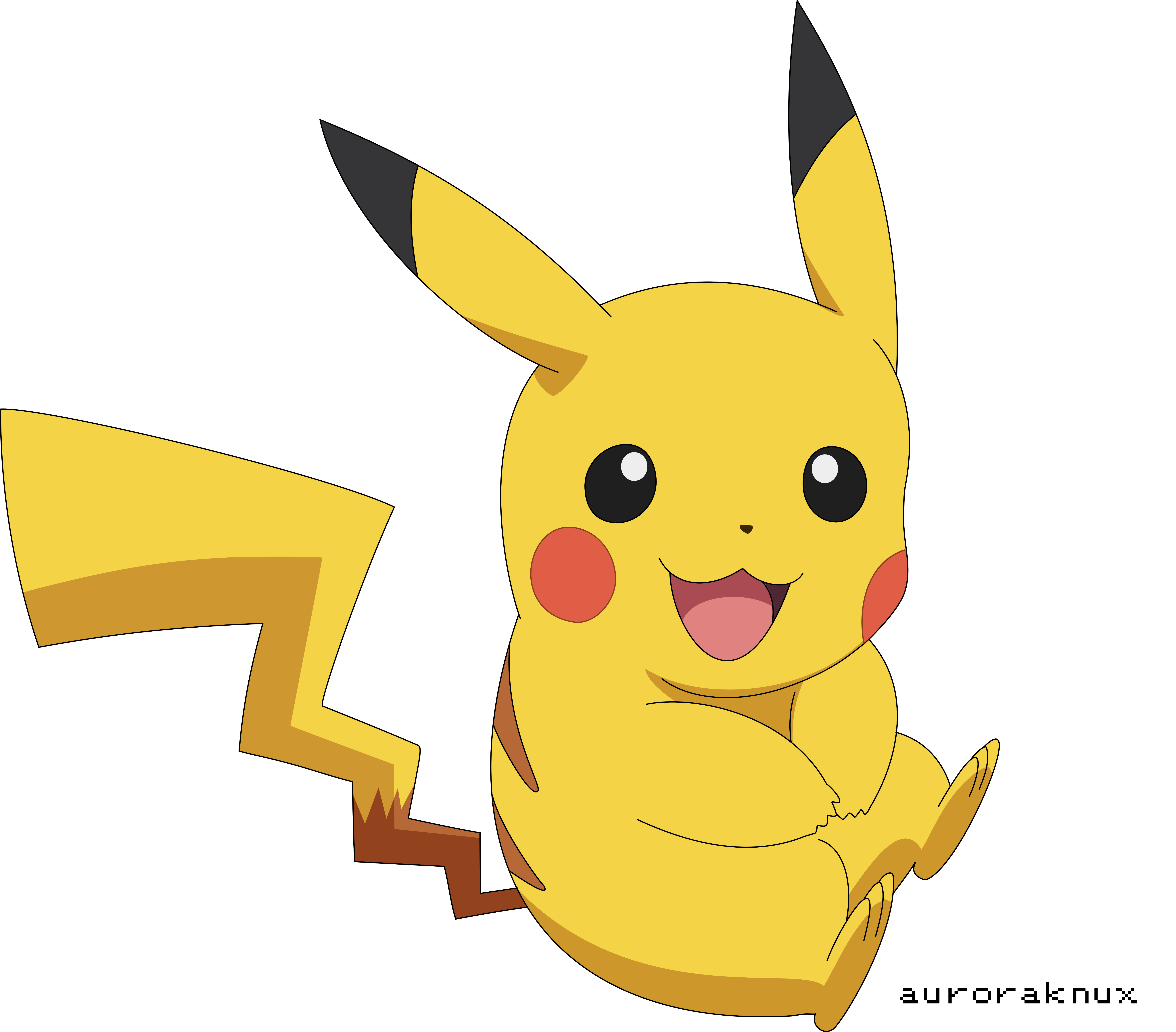 pikachu character illustration 19484605 Vector Art at Vecteezy