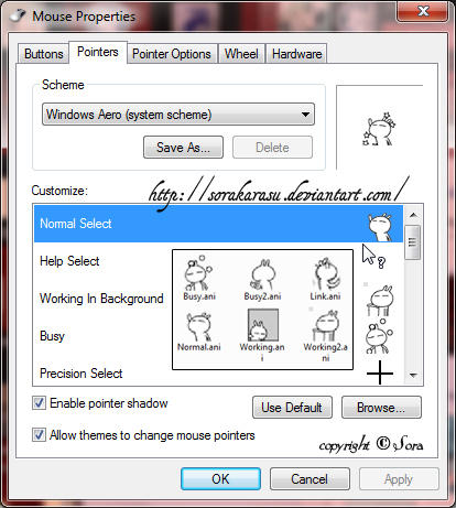 Tuzki - Busy cursor by SoraKarasu on DeviantArt