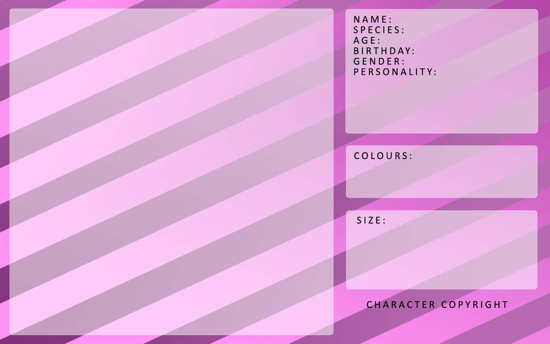 Free Reference Template Pink by Abwettar on DeviantArt