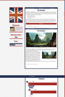 Blogspot template Great Britain