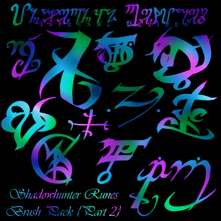 Shadowhunter RUNES Brushes II