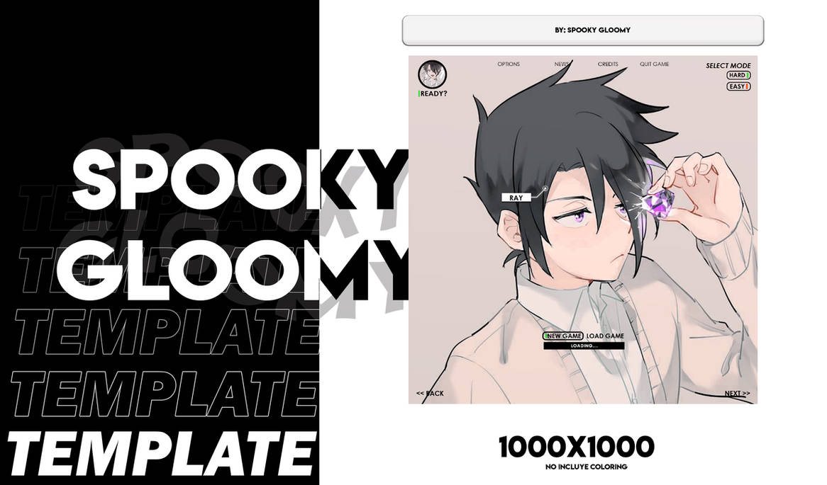 Ray videogame tamplate by SpookyGloomy on DeviantArt