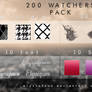 200 WATCHERS PACK | THANKS!