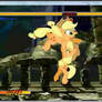 Mugen: Applejack's basic moves, done!(no sound)