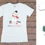 Marry Christmas t-shirts design