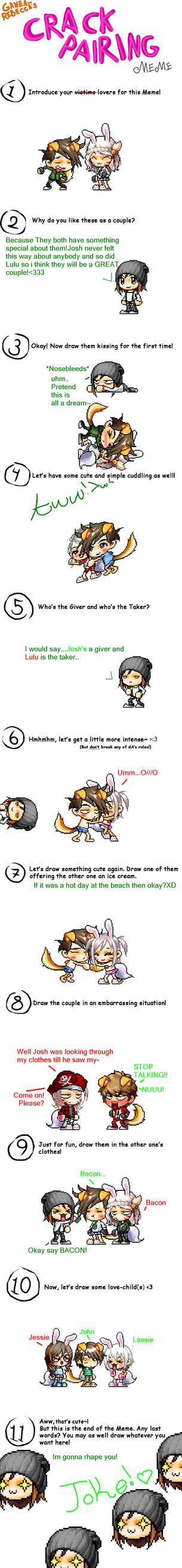 Crack Pairing Meme-JoshxLulu