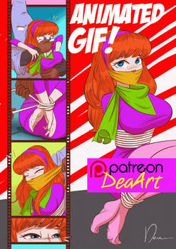 Animated GIF! Daphne Blake kidnapped!