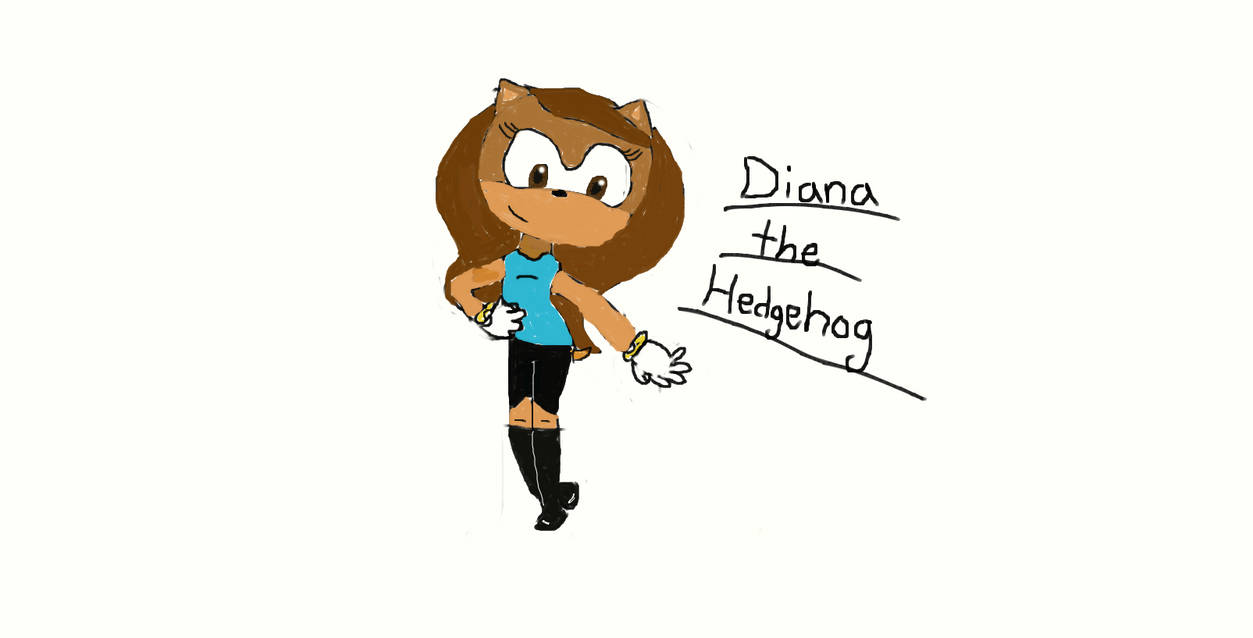 Diana the Hedgehog by hedgehogdrawer on DeviantArt