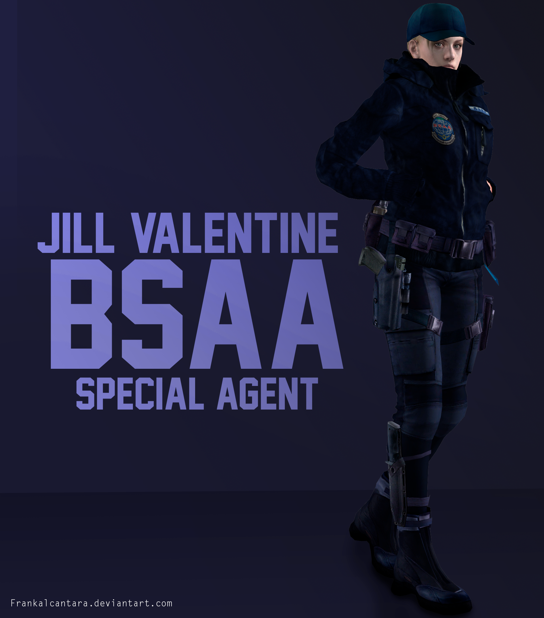 XPS Model - Jill Valentine BSAA Special Agent.