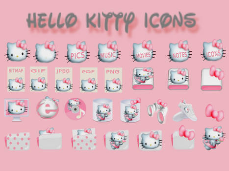 HELLO KITTY ICONS