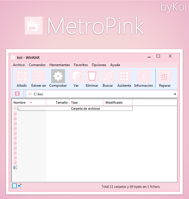 MetroPink rar theme