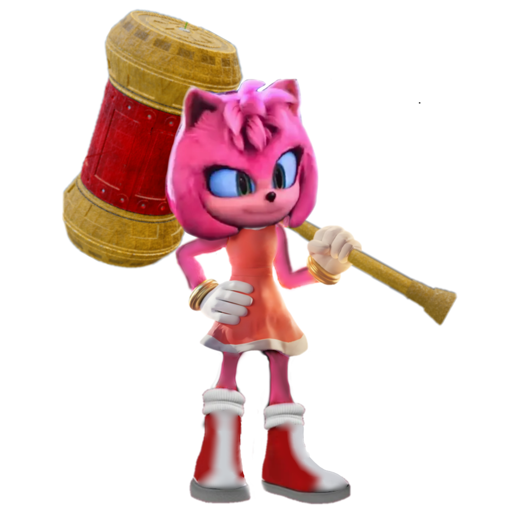 Spoilers!!! Sonic Movie 3 Amy Rose Render Edit by lolboyyeah on