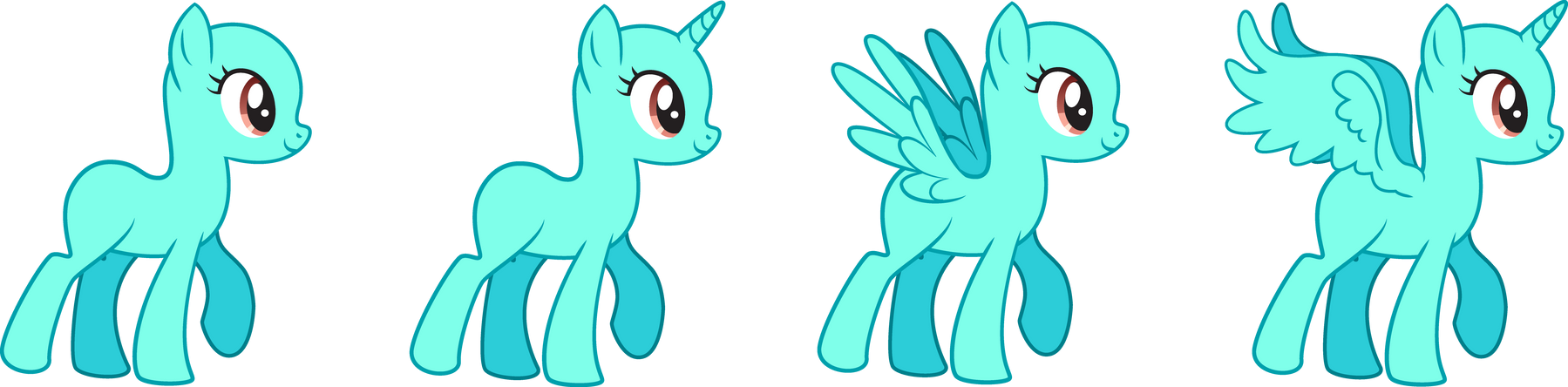F2U Ultimate Mare Base MSPAINT-AI-PSD by Rainseed