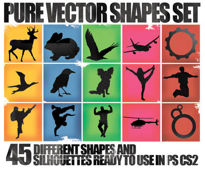 PURE VECTOR SHAPES SET