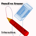 Pencil vs Eraser