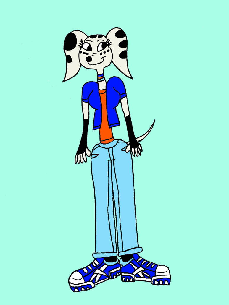 Dolly in new clothing V2 (Colored) by JarredDearly2021 on DeviantArt