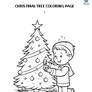 Christmas Tree Coloring Sheet