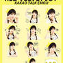 Red Velvet joy kakao talk emoji png pack