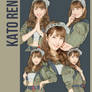 AKB48 Kato Rena 5P png