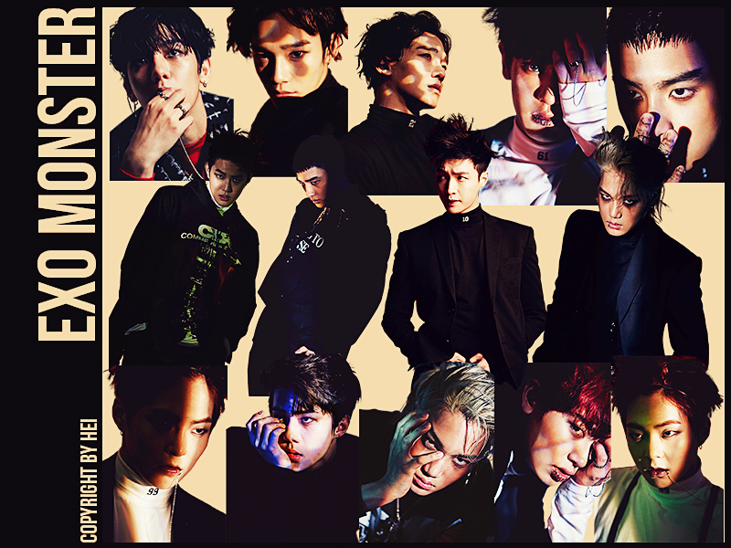 Exo Monster 14p Png By Hyukhee05 On Deviantart