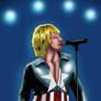 Digital Art: Jon Bon Jovi (Captain America)