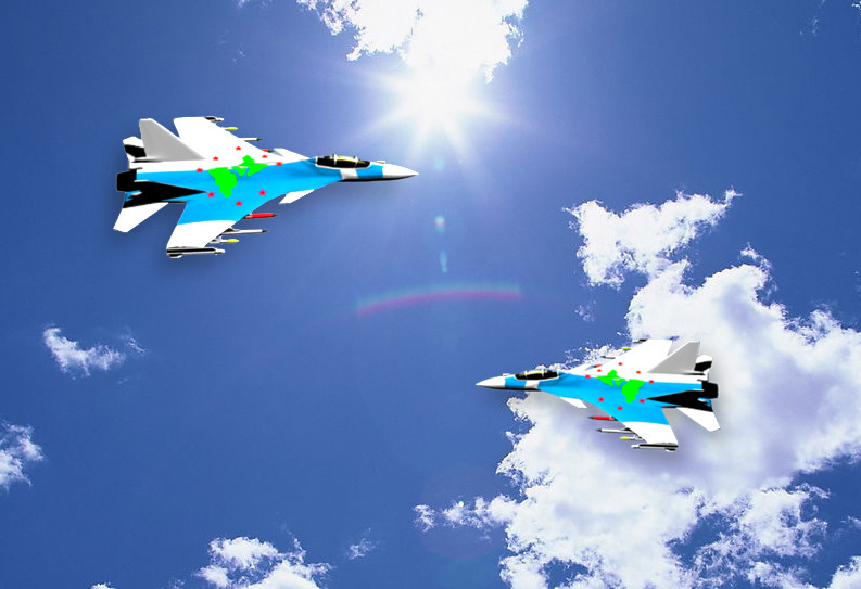 AirCraft Flying on desktop for XWidget