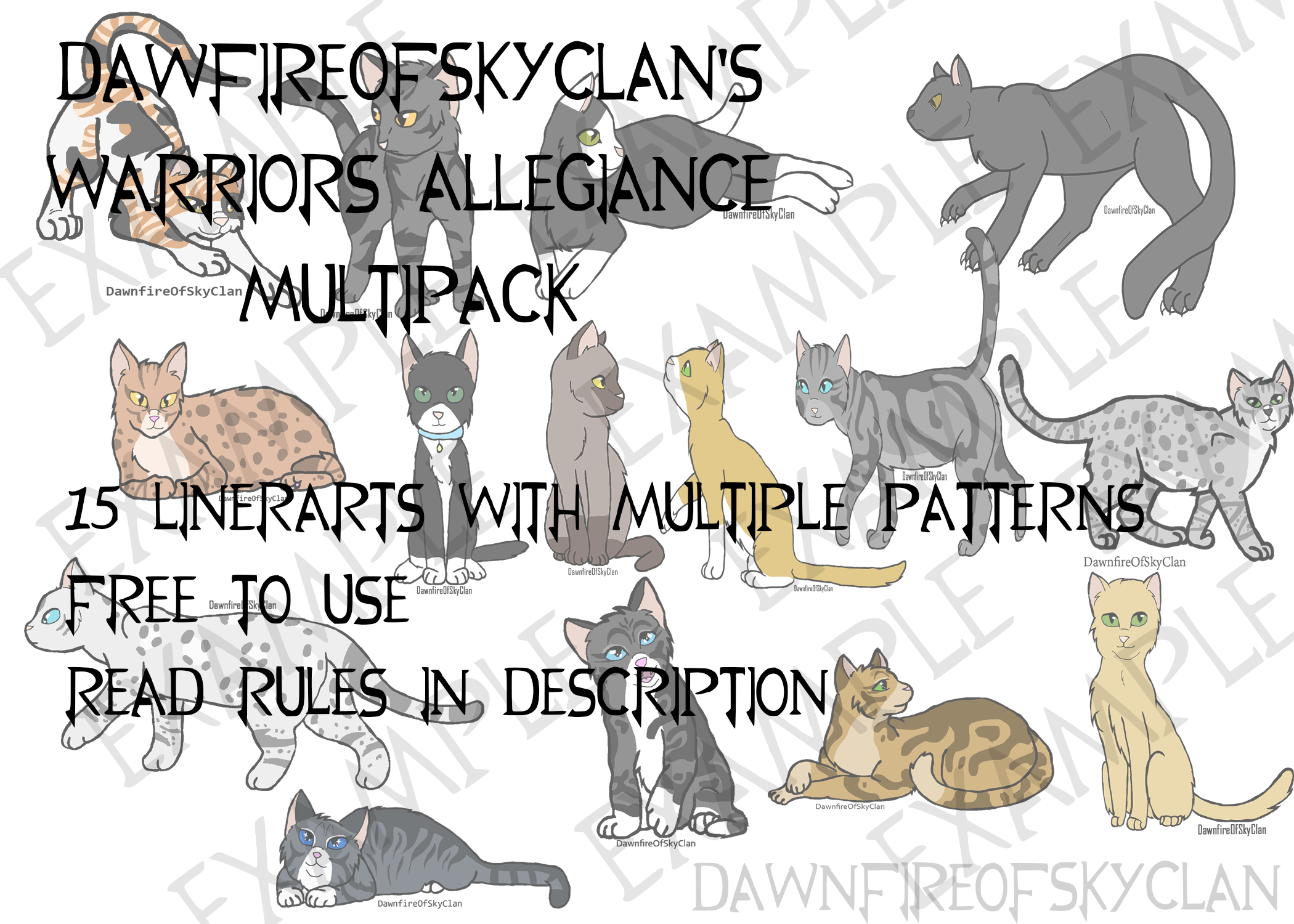 Warrior Cats - The Clans by aThousandPaws on deviantART