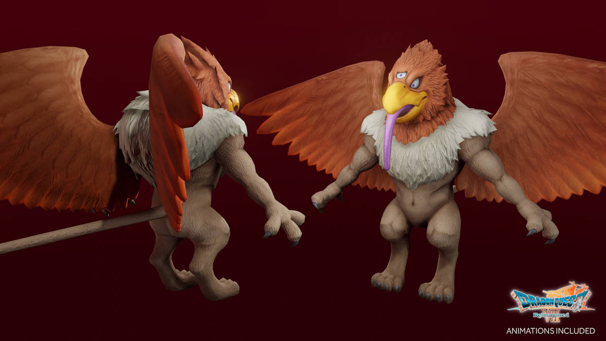 DQVII Reimagined - Gryphon by Raregundy on DeviantArt