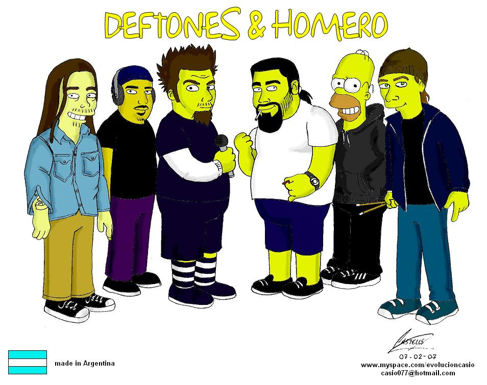 Deftones y Homero