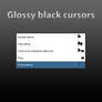 Glossy black cursors