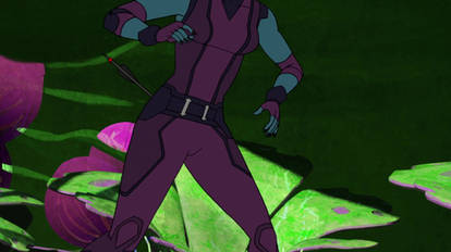 Gotg: Arrow in Nebula's ass 3
