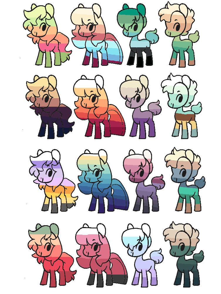 Color Palette adopts by AliGreysAdopts on DeviantArt