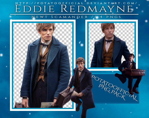 PNG Pack #1 - Eddie Redmayne (Newt Scamander)