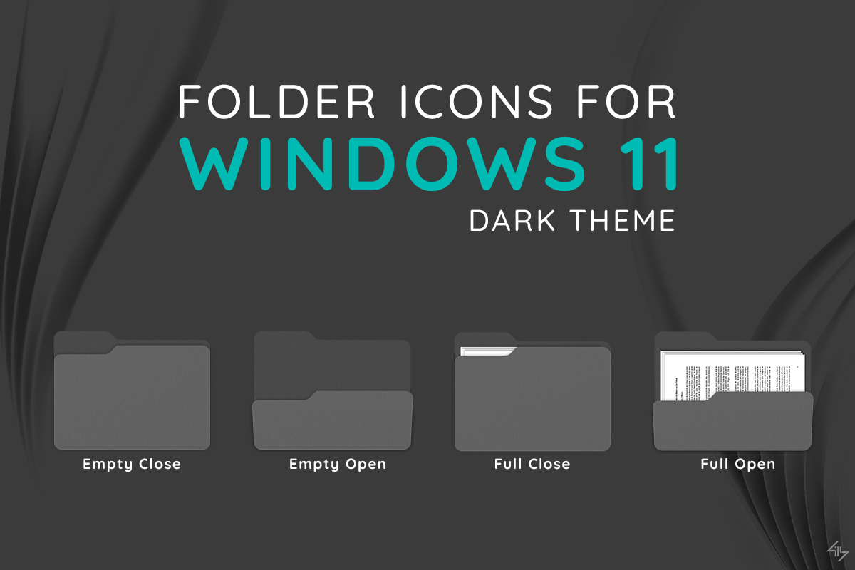 Folder Icons For Windows 11 Dark Theme by Mounir210 on DeviantArt