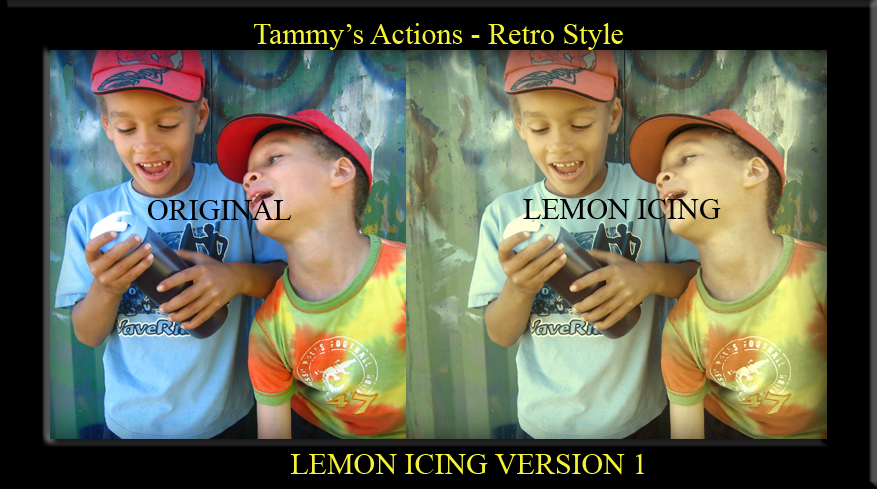 Lemon Icing - Photoshop Action