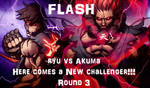 Ryu vs Akuma Round 3 (Here Comes A New Challenger) by mystic-skillz