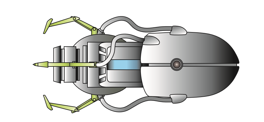 Портальная пушка рика чертеж