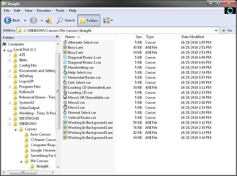Wii Cursor Set by JLindo on DeviantArt