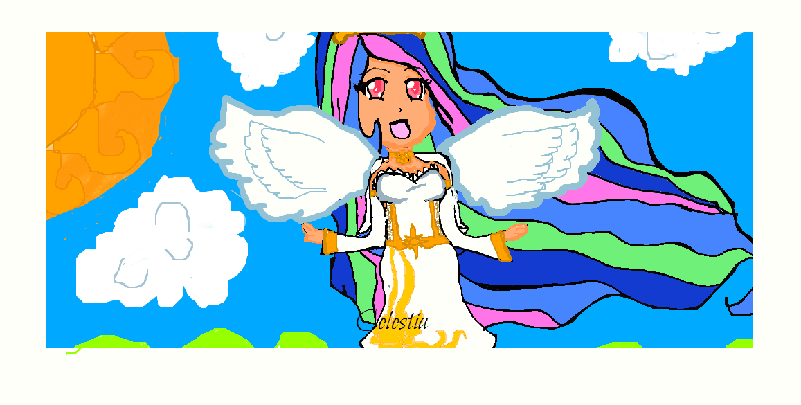 Human Celestia by SunshinePanthers on DeviantArt