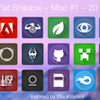Flat Shadows - icon pack inspired by BlackVariant