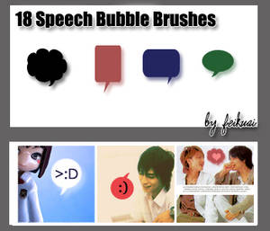 18 Speech Bubble Brushes