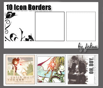 10 Icon Borders by thexunknown on DeviantArt