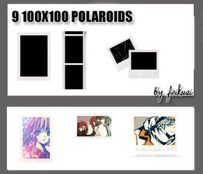 9 100x100 Polaroids
