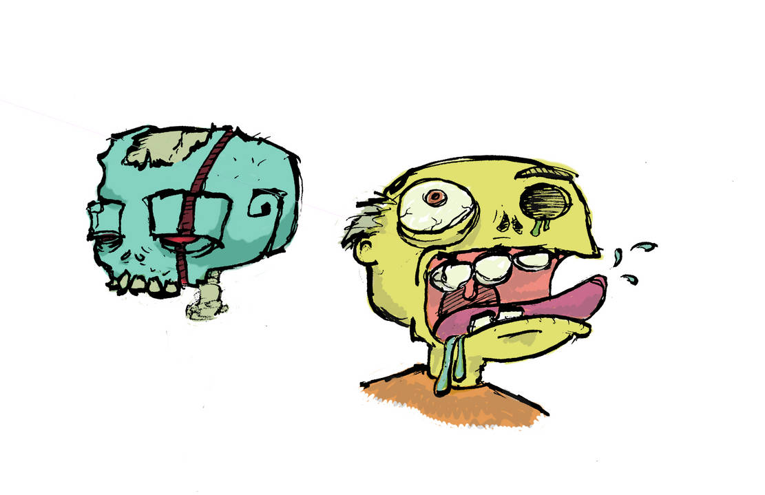 Zombie Concept Doodle #1 by CaveDarr on DeviantArt