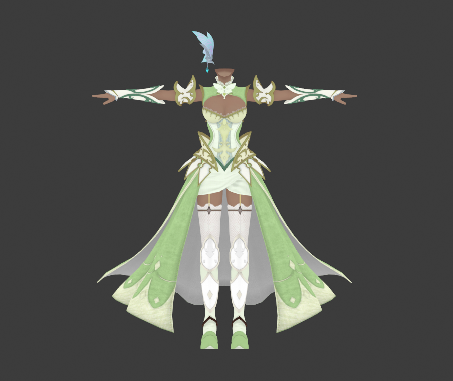 SAOAL Leafa - Holy Awe Armor (DLC) by SinonVRC on DeviantArt