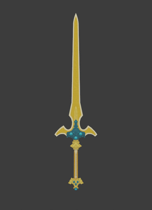 Holy sword Excalibur-ALO-SAO 1 to1 3D print model | 3D Print Model