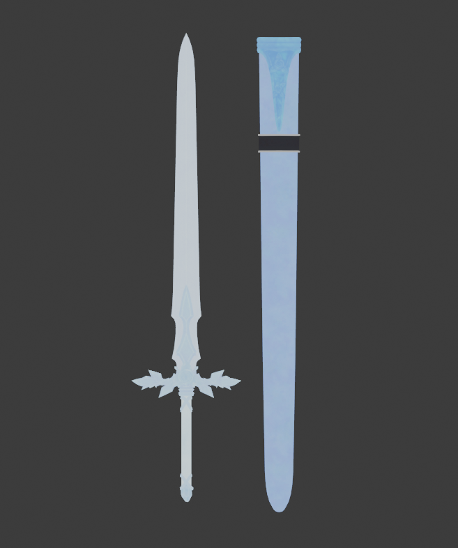 Tales of Arise - Blue Rose Sword and Sheath by SinonVRC on DeviantArt