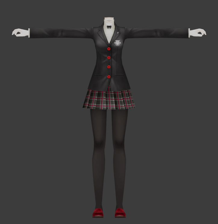 SAOIF - Female School Uniform (Persona 5) by SinonVRC on DeviantArt