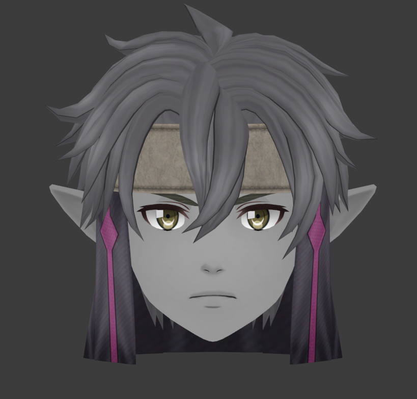 SAOLR Nautalius - ALO Head and Hair by SinonVRC on DeviantArt