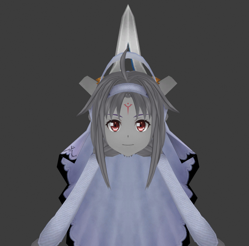 SAOLR Yuuki Konno - Gladia Head and Hair by SinonVRC on DeviantArt